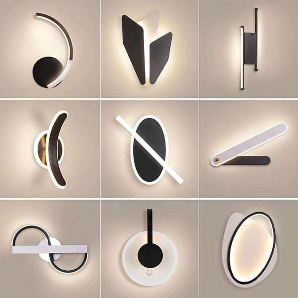 

wall lamp nordic led stone aplique luz pared luminaria de parede beside bedroom