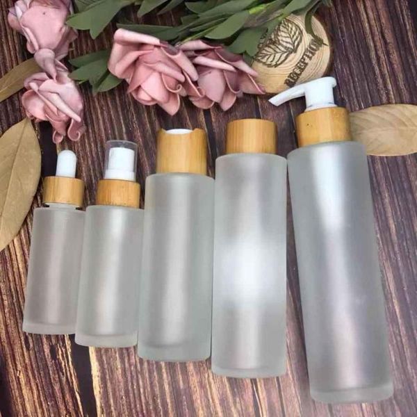 

spray perfume bottles 150ml 120ml 100ml biodegradable wooden oil cream natural luxury bamboo cosmetic packaging storage & jars