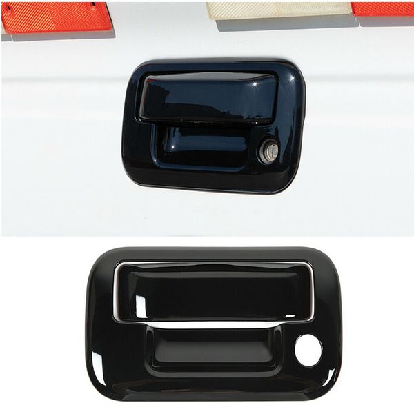 

abs rear door tailgate bowl trim dcoration accessories for ford f150 2009-2014 black