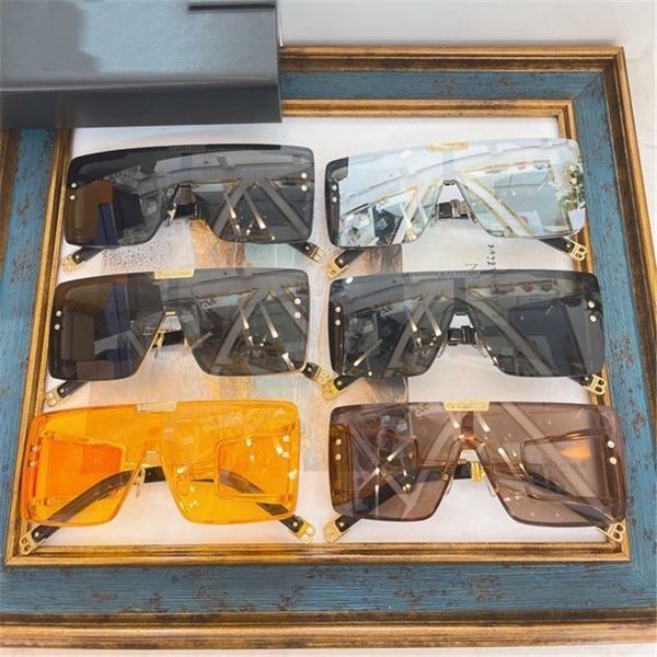 

large frame square goggles huang zitao star same men's black anti ultraviolet sunglasses women's 102b, White;black