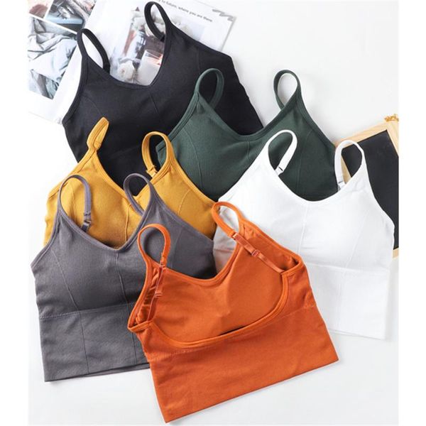 

yoga outfit cotton sports bras women push up solid bra jogging gym girl underwear fitness running sport