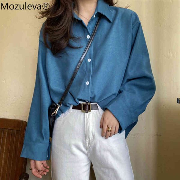 

candy color spring fashion women blouses lapel long sleeve single-breasted female shirts loose casual ladies blusas 210427, White