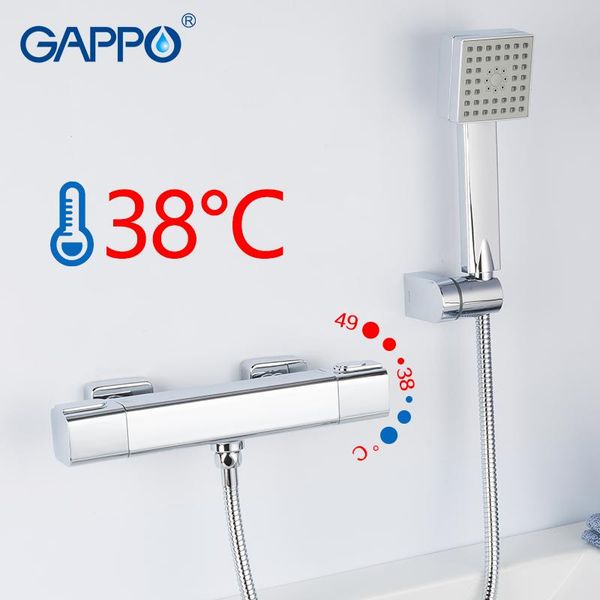 

shower system chrome bathroom wall mounted thermostat bathtub faucets brass bath taps mixer torneira sets