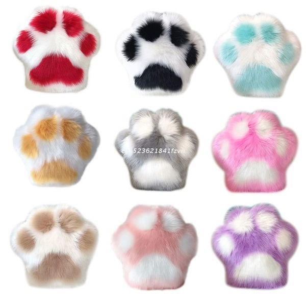 

cushion/decorative pillow nordic cute cat plush cartoon stuffed animal claw faux fur fuzzy sofa cushion hugging toy for home birthday dr