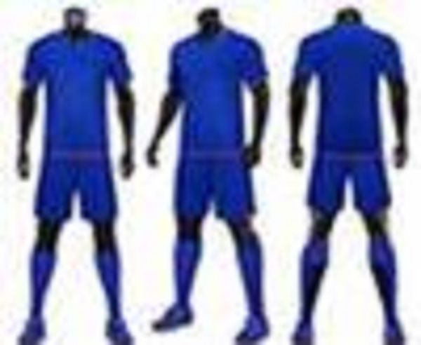 

11 23 arrive blank soccer 8337 customize quick drying t-shirt uniforms jersey football shirts005, Black