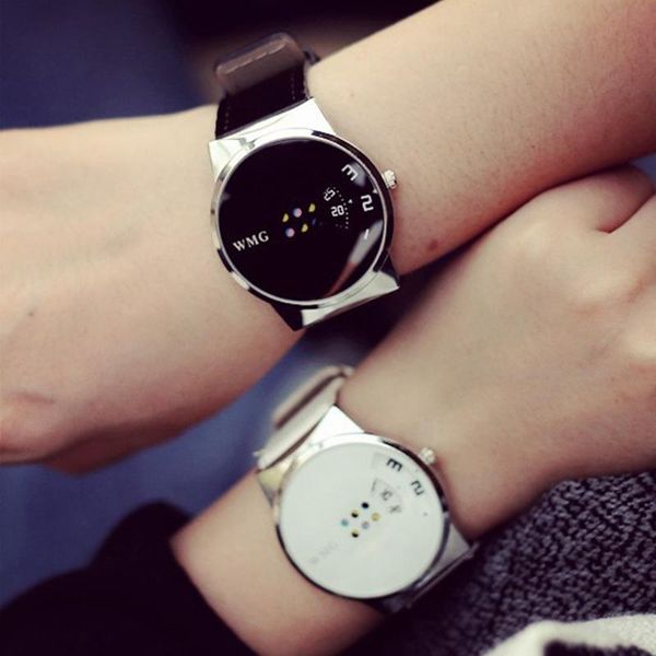 

wristwatches mechanical watches women 2021 brand automatic watch couple leather wrist fashion ladies men wristwatch gifts, Slivery;brown