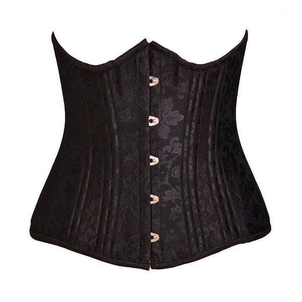 

bustiers & corsets women underbust corset tummy control waist trainer gothic bustier shaper wear out steampunk floral corselet bod, Black;white