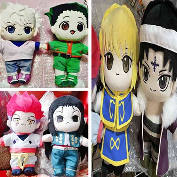 

x hunter killua irumi hisoka kulolo pluche doll figure display knuffel with clothing 20cm nice lime cosplay fan poison
