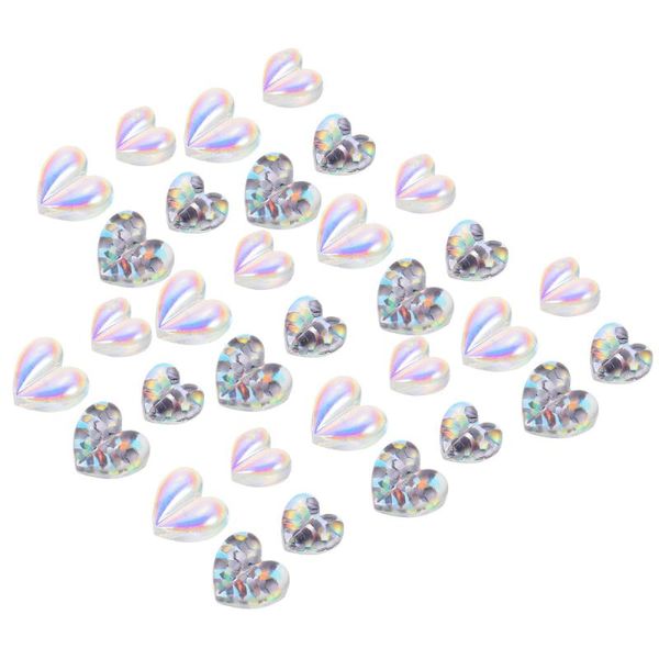 

nail art equipment 2 bags creative peach heart studs patches supplies, Silver