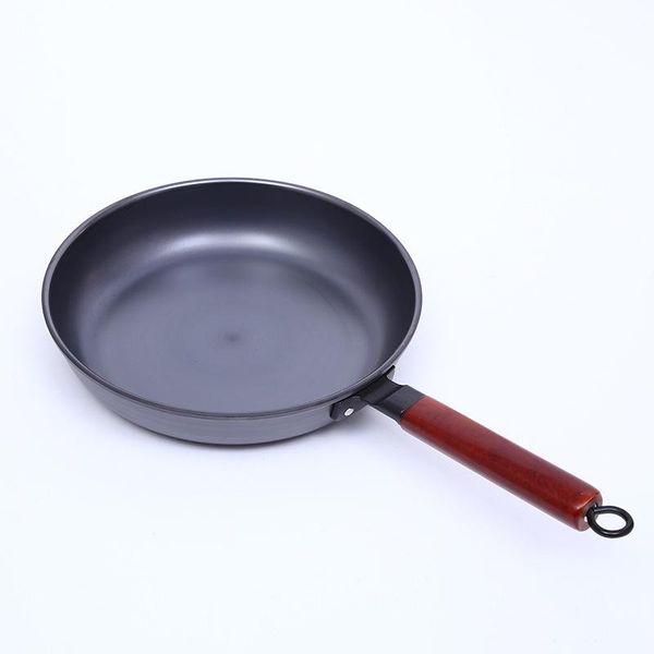 

smoke-pan cast iron uncoated frying electromagnetic oven general pans