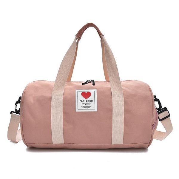 

portable travel bag nylon waterproof hanging shoe position sports duffel bags
