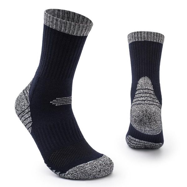 

professional brand sport socks breathable road bicycle men outdoor sports racing cycling, Black