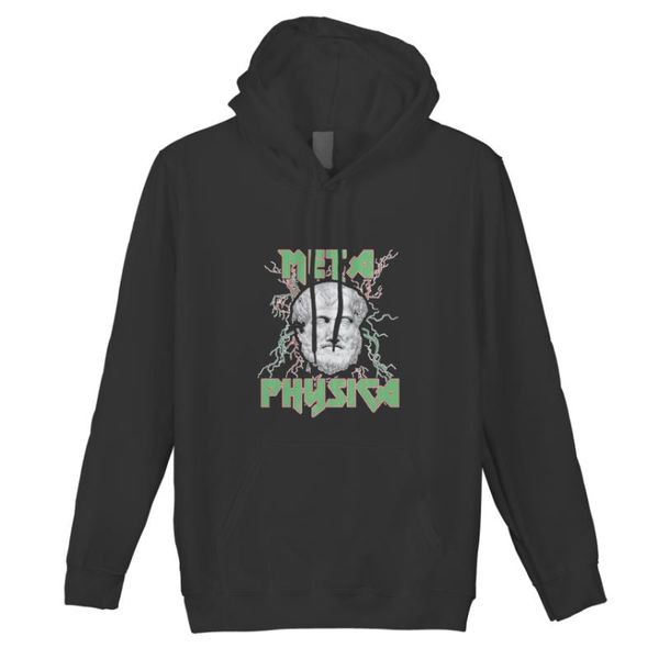 

men's hoodies & sweatshirts aristotle metaphysica metaphysics philosophy rockÂ leisure sweatshirt oversize winter pure sports thick sect, Black