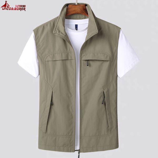 

men's casual svels vt, multi pocket sportswear, pgraphy, fishing, tourism, mountaineering, Black;white