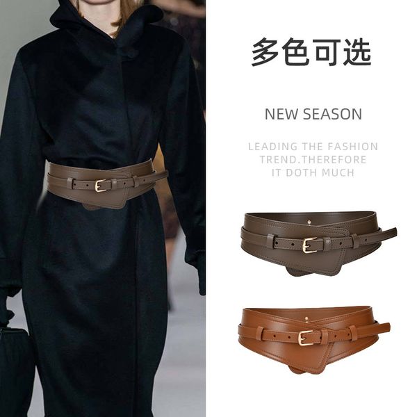 

buckles belts women's decoration fashion waistband with coat closing needle buckle real cowhide bandwidth, Slivery;black