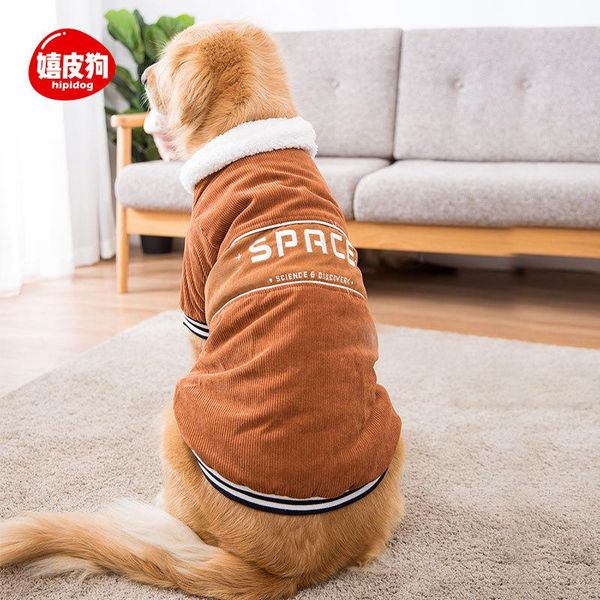 

dog apparel big dogs clothes golden retriever husky samoyed corduroy fashion winter coat large pet jacket ropa para perro roupa cachorro