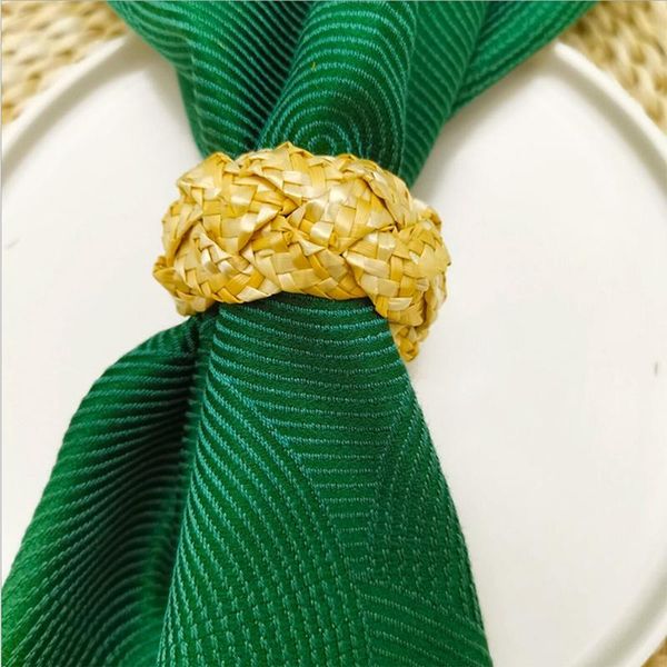 

napkin rings wheat straw woven ring,handmade braided grass ring,farmhouse serviette buckle holder for xmas,daily use