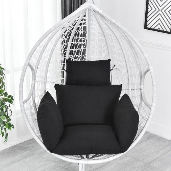 

hanging hammock chair swinging garden outdoor soft seat cushion 220kg dormitory bedroom back with pillow camp furniture