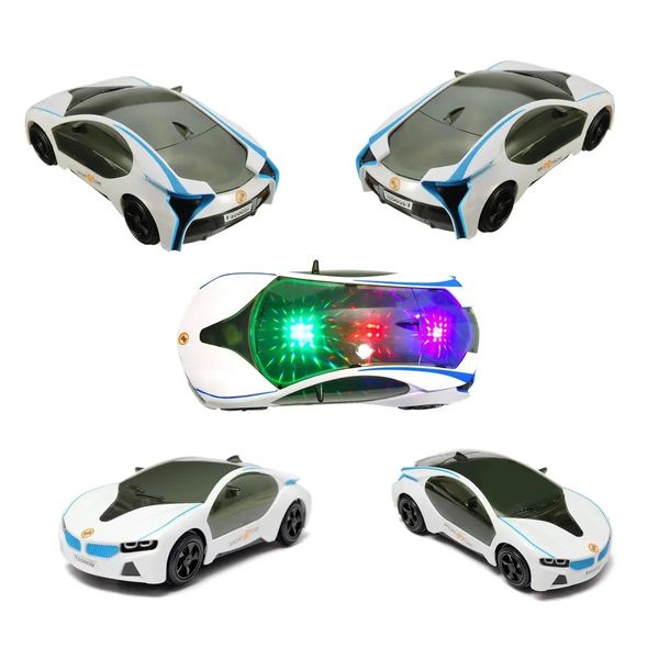 Yeni Süper Araba Yanıp Sönen LED Işık Müzik Ses Elektrikli Oyuncaklar Arabalar Eğitici Çocuklar Hediye