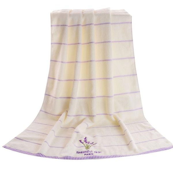 

towel 70x140cm embroidered lavender bath hand face towels sheet washcloth