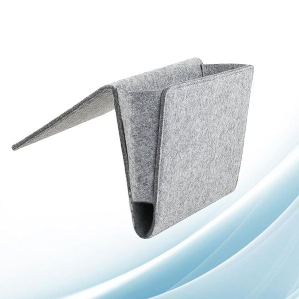 

sofa armrest organizer couch multifunctional bedside storage bag book holder (grey) bags