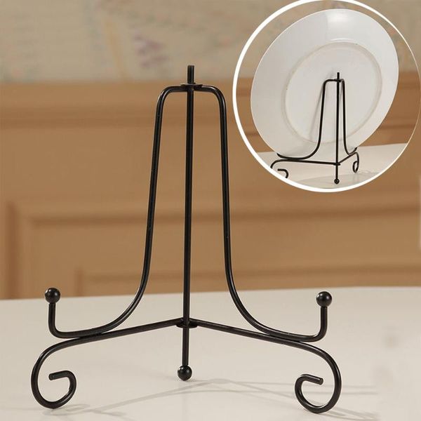 

hooks & rails storage rack plate stands art iron display stand bracket support holder for bowl po picture frame home decor tools