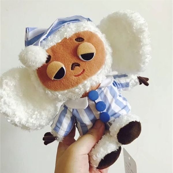 

russian cheburashka chebu big eared plush toy baby monkey comfort doll