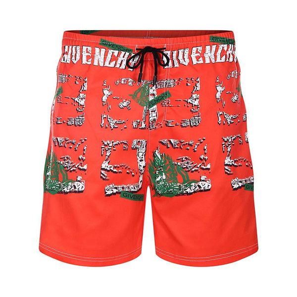 

mens shorts casual men drawstring printed male 2021 streetwear summer fashion polyester beach clothing men's, White;black