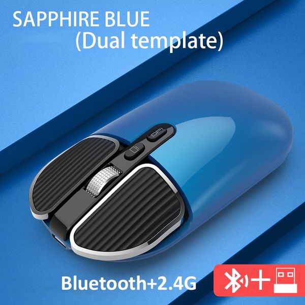 

mice wireless mouse rechargeable bluetooth 2.4g silent lapgaming gamer for computer mac/pad/laptop