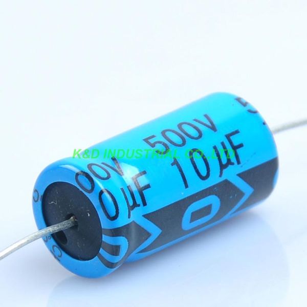 

smart power plugs 4pcs axial electrolytic capacitor 10uf 500v for tube amp diy