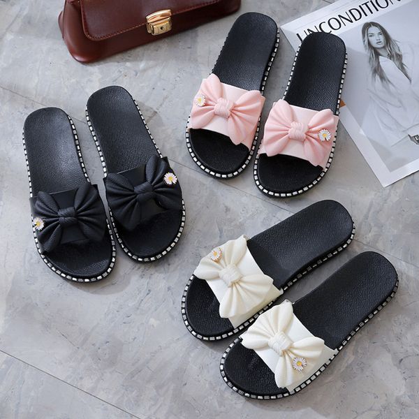 

luxury slippers fashion thick bottom slippers to wear beach sandals for women, Black