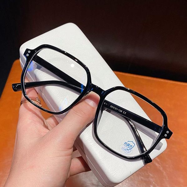 

sunglasses clear computer anti blue light glasses fashion women eyewear frame men square blocking optical eyeglasses, White;black