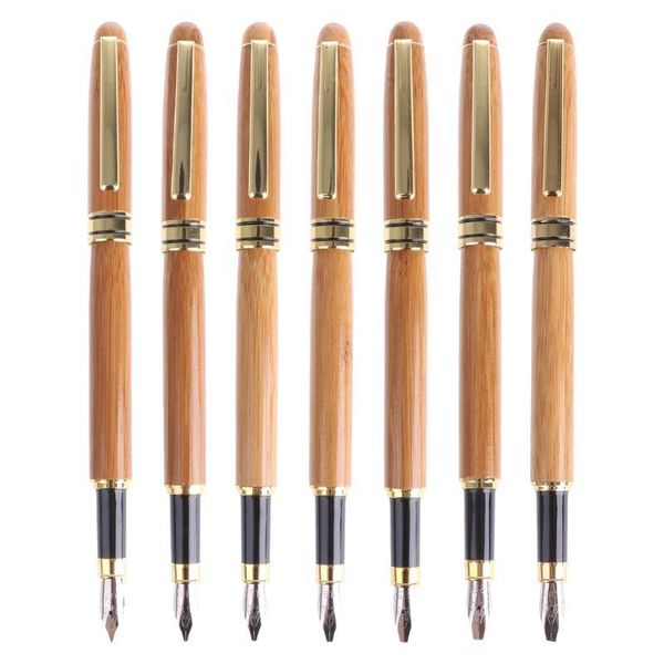 

fountain pens bamboo calligraphy art pen chisel-pointed nib 0.7mm-3.0mm writing tool