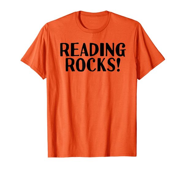 

READING ROCKS Shirt Funny Book Reader Library Nerd Gift Idea, Mainly pictures