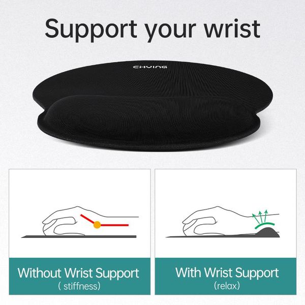 

mouse pads & wrist rests pad with rest desk mat gamer set blue balck small support