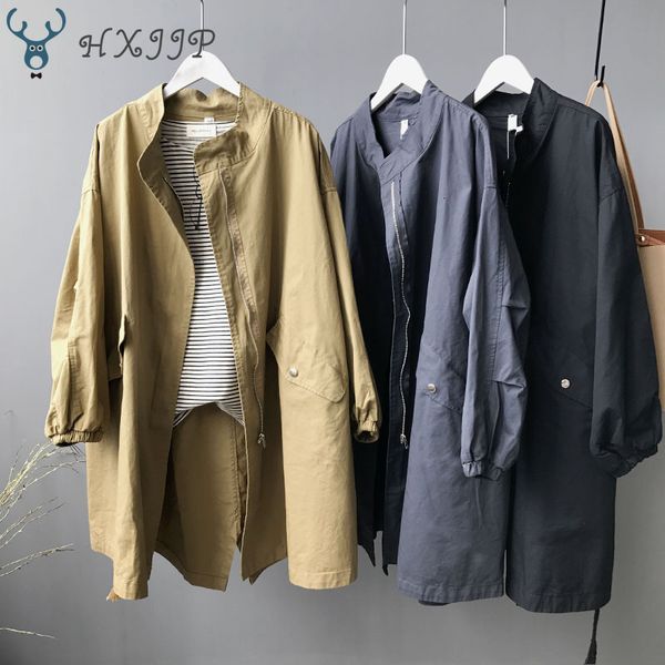 

coats hxjjp ladies khaki trench coat mode whitecoat waterfall single korean autumn winter fine women's bluffs, Tan;black
