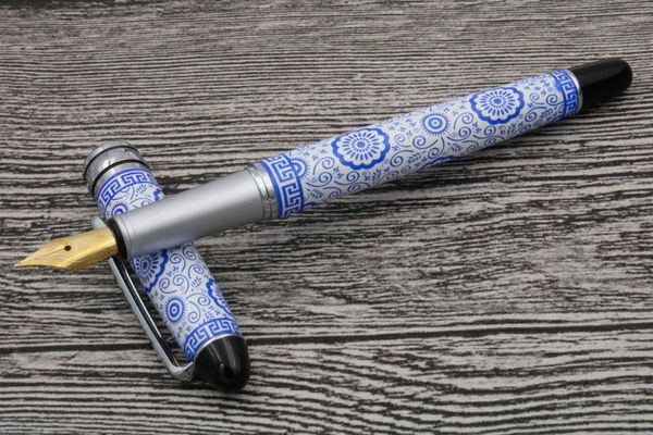 

ice flower dark red office metal m gift fountain pen pens