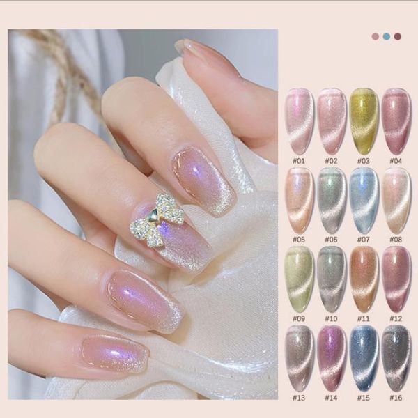 

nail polish glue 2021 fashion color variety aurora wide cat eye art decoration tools