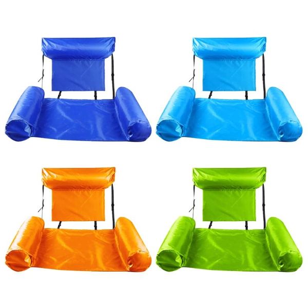 

inflatable floats & tubes floating water hammock float pool lounge raft summer chair for lake adults