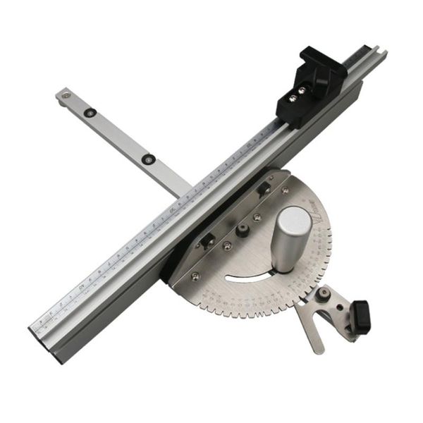 

professional hand tool sets 1 set woodworking table saw miter gauge and 450mm fence with track ssawing assembly aluminium alloy ruler