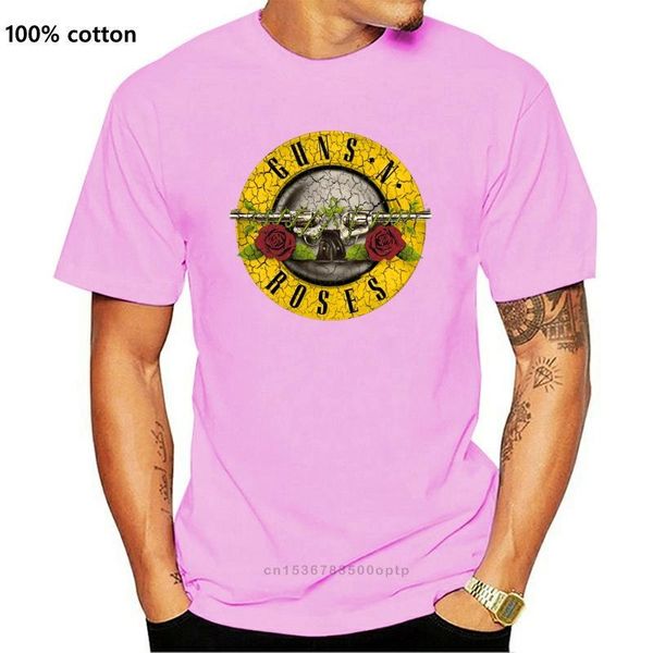 

men's t-shirts guns n' roses distressed logo punk rock alternative band t-shirt custom screen printed tee shirt, White;black