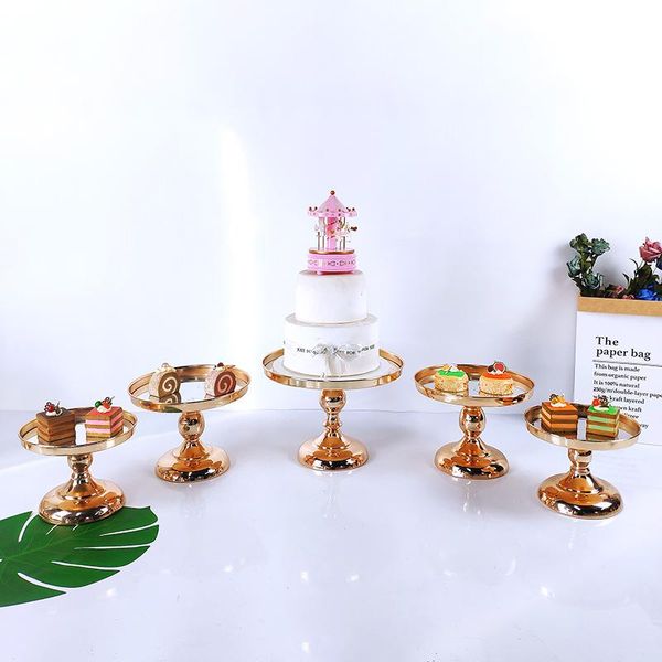 

other bakeware 3pcs-8pcs gold cupcake wedding stand barware decorating cooking cake tools set party dinnerware