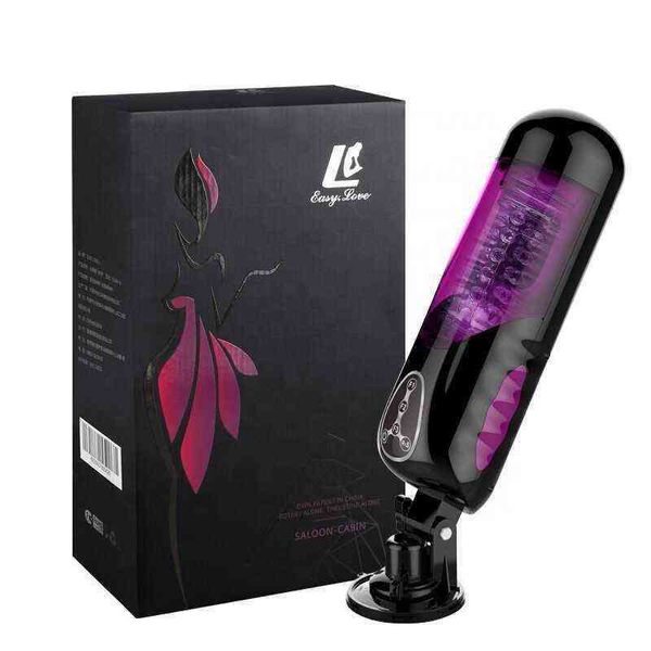 Nxy Masturbatori per uomini Easy Love Automatico Telescopico ad alta velocità Voce rotante Macchina del sesso Vagina Figa Vibratore Maschile Masturbazione elettrica Tazza 1210