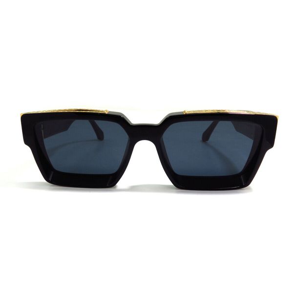 

millionaires sunglasses 96006w full frame vintage designer sun glasses for men shiny gold logos sell plated z1165, White;black