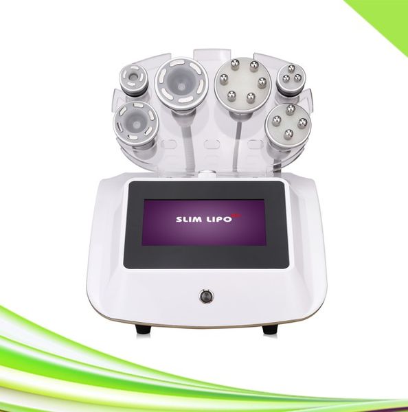 

portable 6 in 1 spa salon clinic rf vacuum butt lifting slimming lipolaser fat cavitation machine