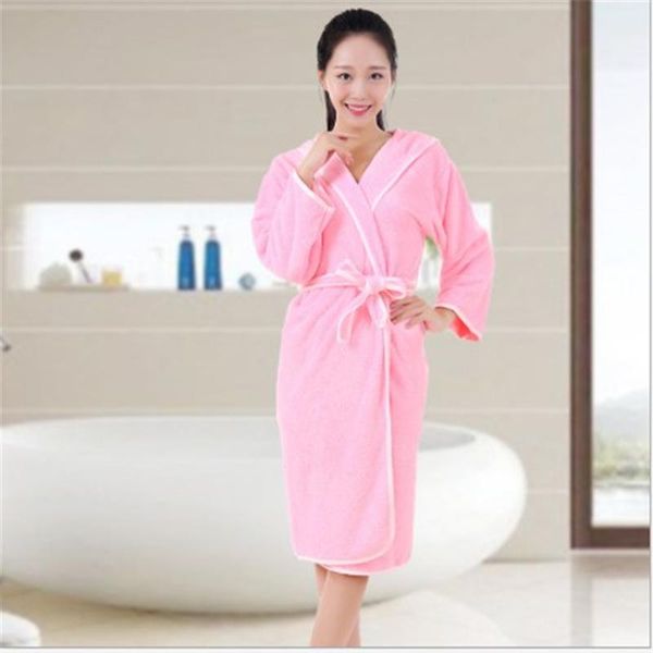

towel ladies coral velvet bathrobe spring and autumn models soft comfortable, not easy to shed hair, mid-length bath skirt