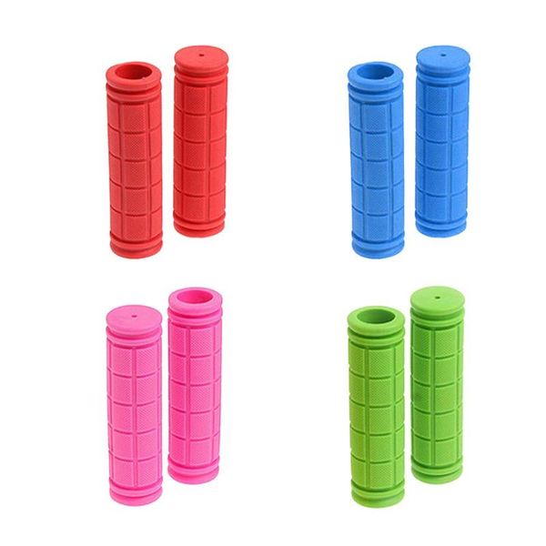 

bike handlebars &components 1 pair 13cm rubber bicycle grips handlebar set color non-slip handle parts equipment mountain holders