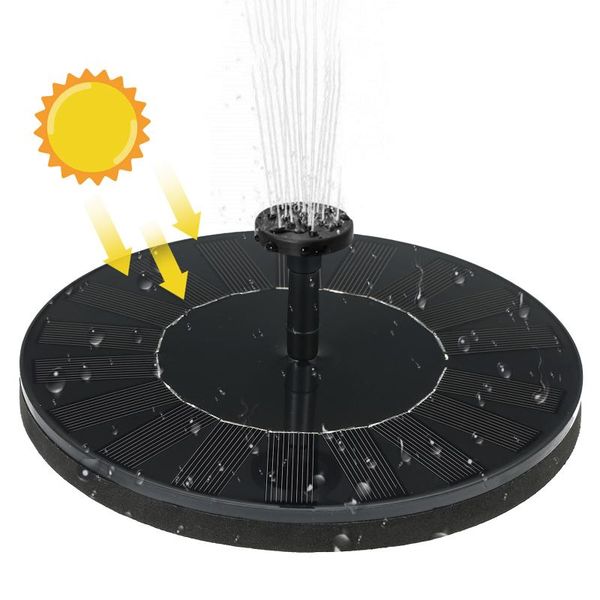 

solar fountain water pump powered aquarium floating 800mah 1000mah 1200mah birdbath backyard pond pool garden decor decorations