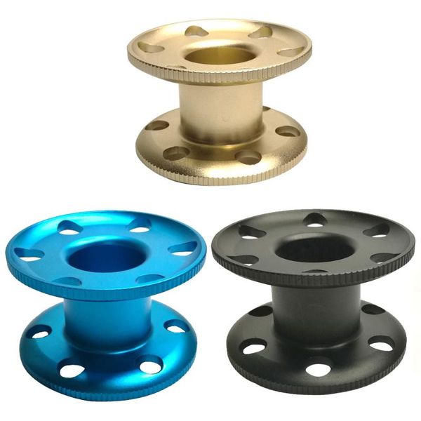 

pool & accessories 3 colors aluminum scuba diving finger spool technical divers guide line blank reel underwater equipment