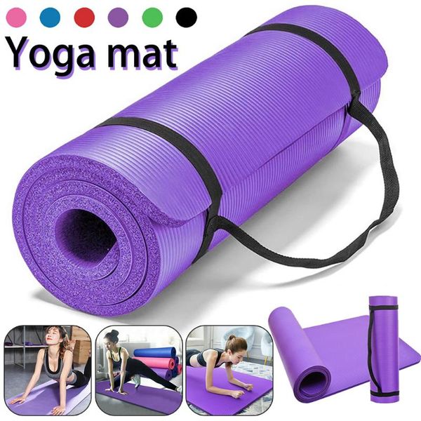 

183mm 10mm eva yoga mats anti-slip blanket pvc gymnastic sport health lose weight fitness exercise pad mat blankets